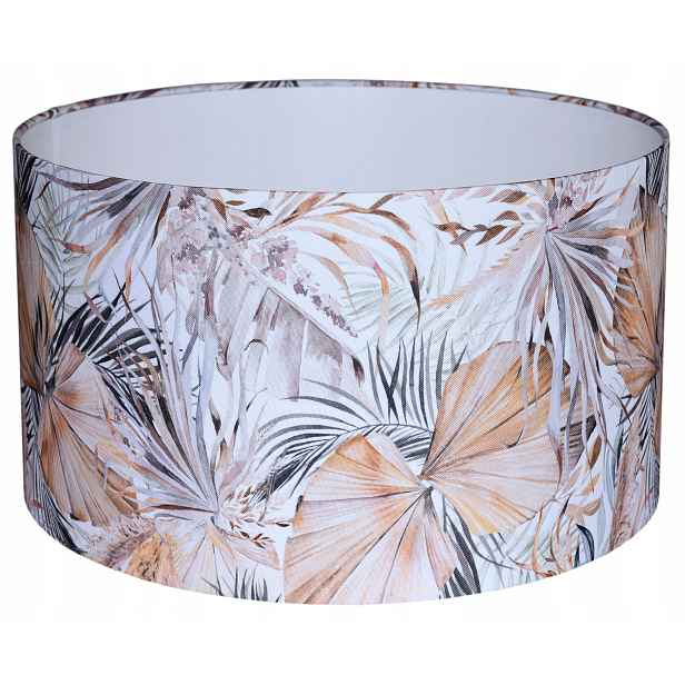 Boho Listí Stínidlo E27 Zakončené Hrany válec stínidlo na lampu 45 cm Primavera