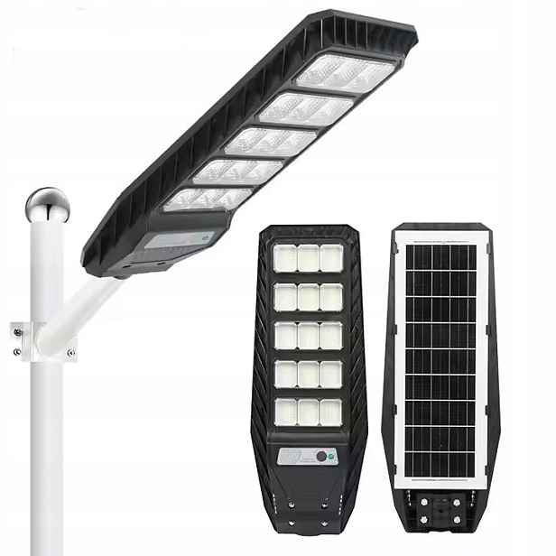 Solární Lampa Led Mocná Vogler 1200W s senzorem pohybu a soumraku Radar