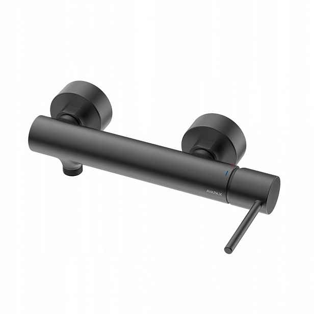 Sprchová baterie Avapax Ultimate Gun Metal Mat, mosaz, nástěnná