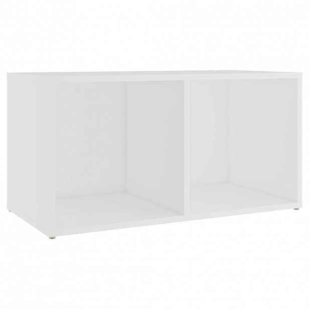 vidaXL TV stolek bílý 72 x 35 x 36,5 cm kompozitní dřevo