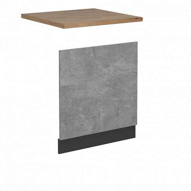 Vicco PŘEDNÍ PANEL R-Line Beton 60 cm , PD Dub