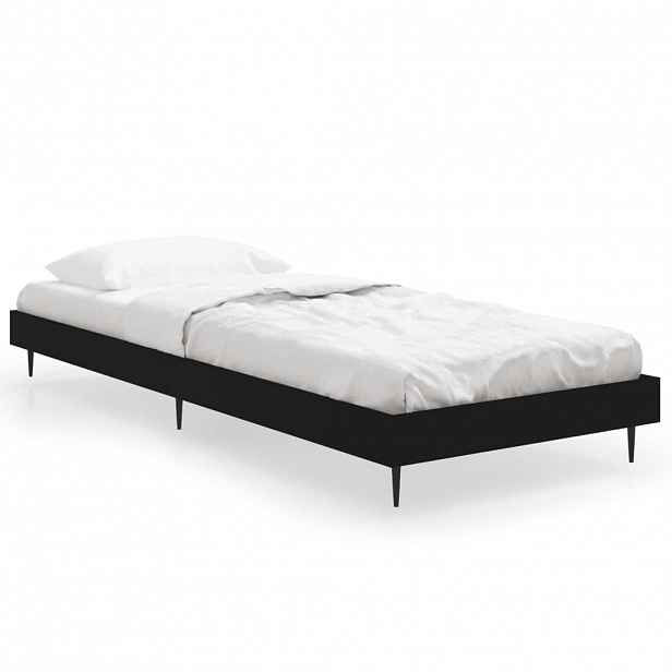 vidaXL Rám postele černý 75 x 190 cm kompozitní dřevo
