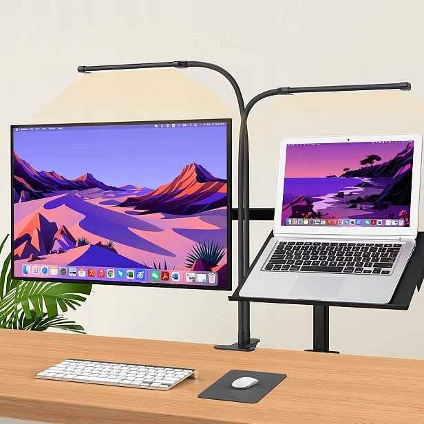 Led Stolní Lampa, 3 Barvy Světla, 10 Úrovní Jasu, Usb Nabíjení