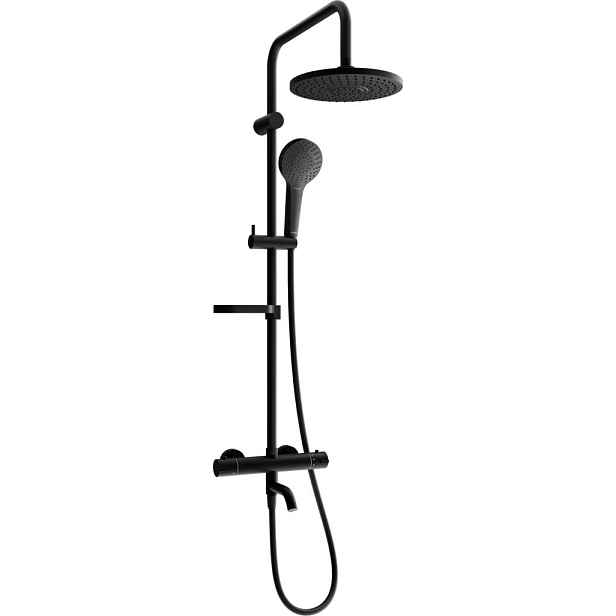 MEXEN - KX05 vanový sloup s termostatickou baterií, černá 779000591-70