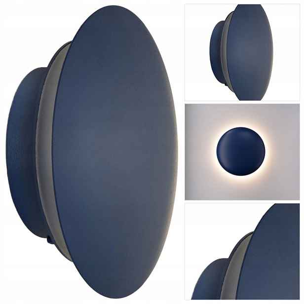 Modré nástěnné svítidlo Drop – moderní bod světla nad zrcadlem Sigma Lighting