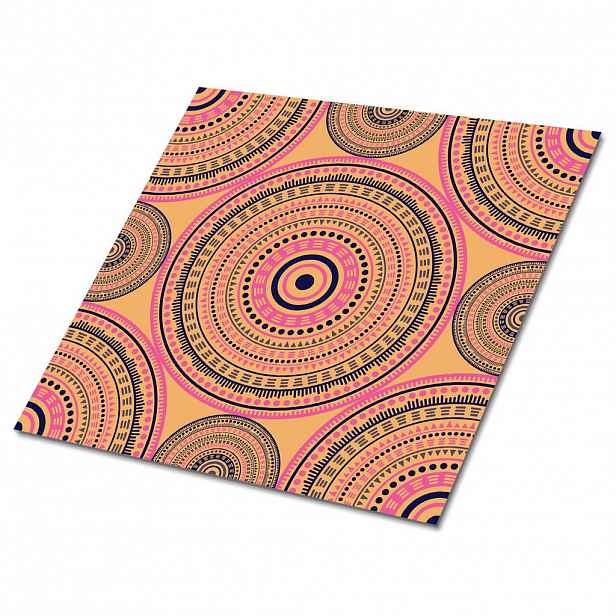 TULUP SAMOLEPICÍ OBKLADY NA STĚNU 9 ks 30x30 cm Arabský etnický vzor