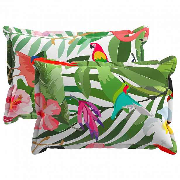 vidaXL Povlak na polštář 2 ks HOUTEN Vícebarevný 40 x 60 cm Polyester