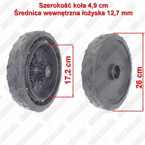 Zadní Pojízdné Kolo Hks 143N, Hks 146N, Hks 150N, Hks 150NB, Hks 153NB (10,5")