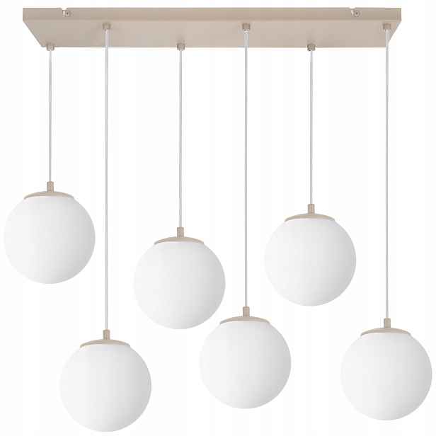 Závěsná Stropní Lampa Kašmírový Lustr Japandi Skleněné Koule Do Obývacího Pokoje