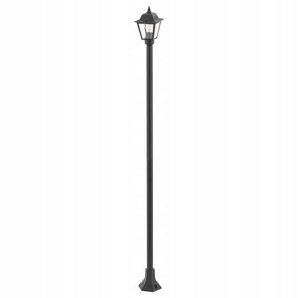 Klasická černá zahradní lampa Nowodvorski