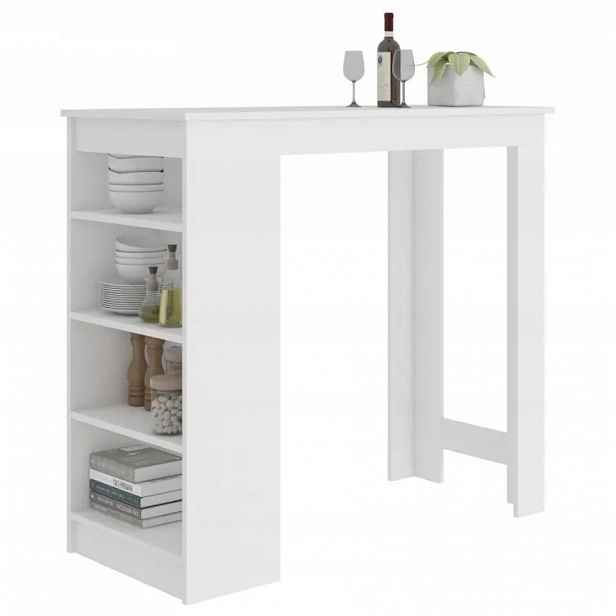 Barový stůl Clp pro barová židle 115x50cm bílý Akd