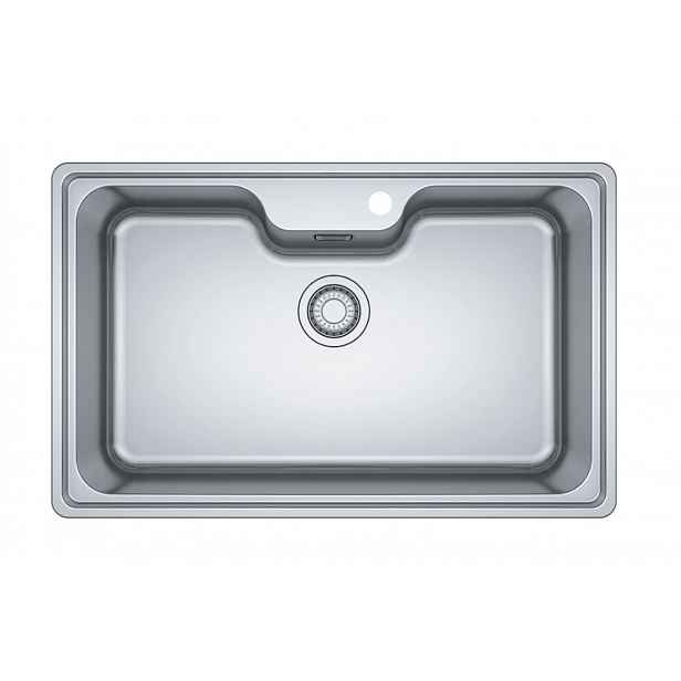 Franke Bell - Dřez BCX 610-75, 81x51 cm, nerez 101.0693.352