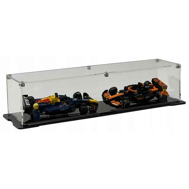 Vitrína Blacked Brick pro 2x Lego Speed Champions např. F1