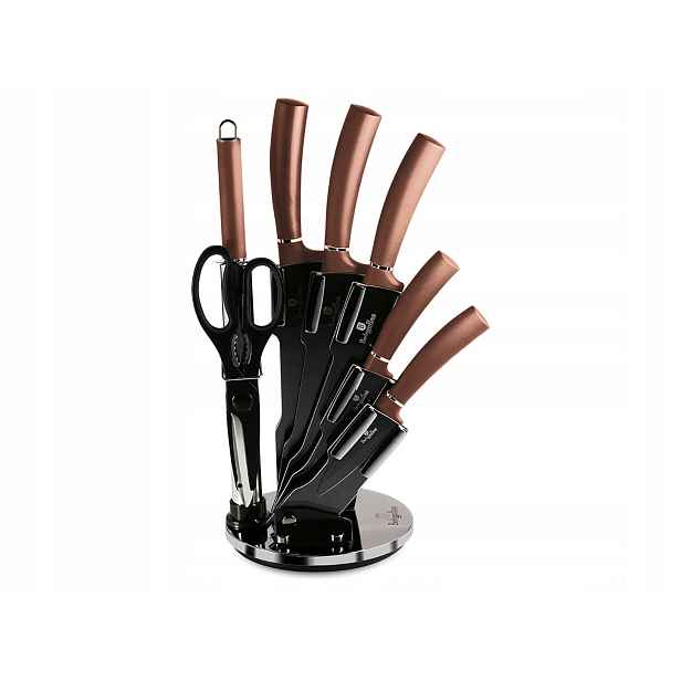 BH-2561 Sada nožů 8 dílů Berlinger Haus Rose Gold Collection
