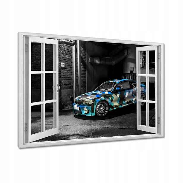 Obrazy 90x60 Tyrkysové Bmw