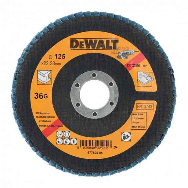 DeWALT - Lamelový brusný kotouč, P36, průměr 125 mm DT3265