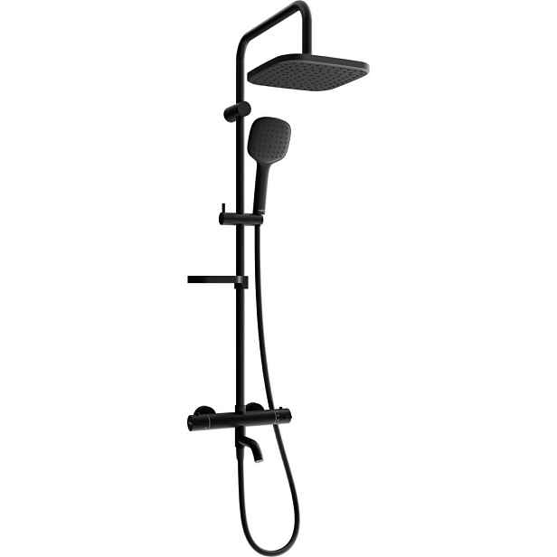 MEXEN - KX33 vanový sloup s termostatickou baterií, černá 779003391-70