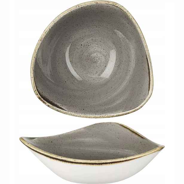 Talíř hluboký Churchill Stonecast Peppercorn Grey 15,3 cm 12 ks