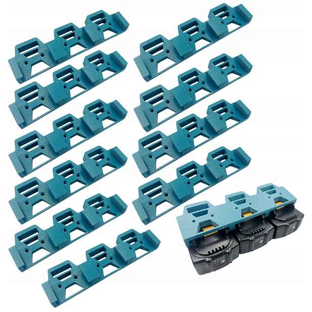 Trojitý držák na 3 baterie je vhodný pro Makita Lxt 18V mini 10 Ks.