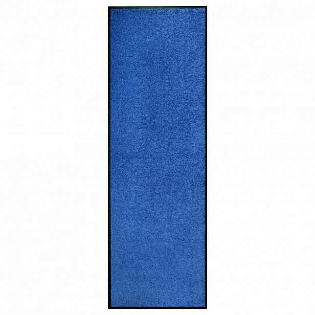 vidaXL Rohožka pratelná modrá 60 x 180 cm