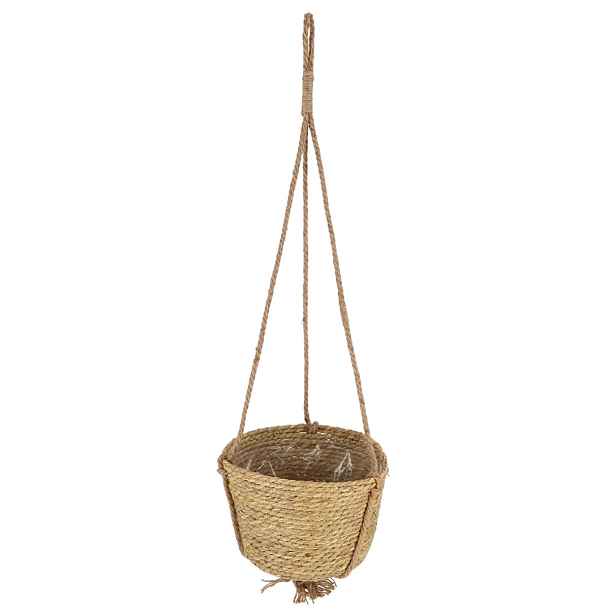 Esschert Design Závěsný květináč BOHO 20 cm béžový