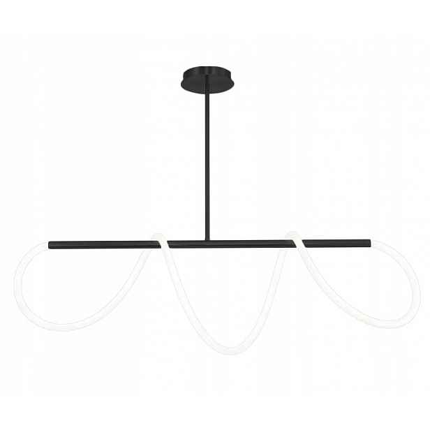 Závěsné Stropní Svítidlo Moderní Led Bílá Dlouhá Černá