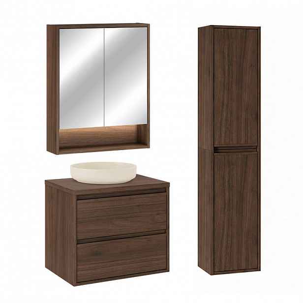 Petits-meubles KOUPELNOVÝ NÁBYTEK 60cm Edmé 2er-Set Dřevo