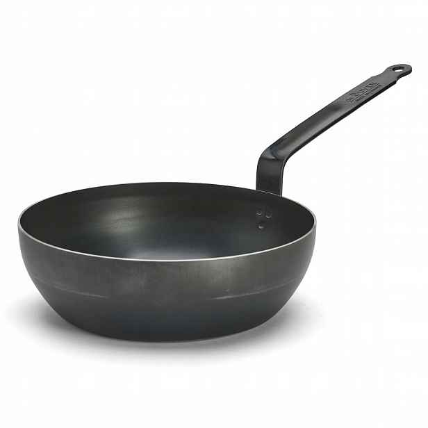 Hluboká pánev de Buyer Blue Carbon 28 cm ocel D-5214-28