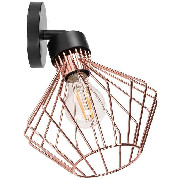 TooLight Nástěnná lampa Eira růžově zlatá/černá