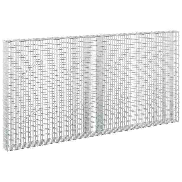 vidaXL Gabion s drátem 5 mm a síťkou 5x2,5 cm 200x10x100 cm