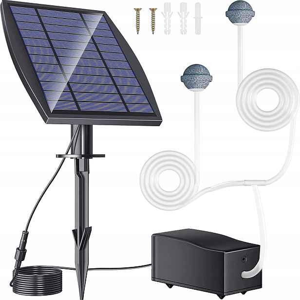 Provzdušňovač Do Jezírka Solární Kyslíková Pumpa 2.5 W