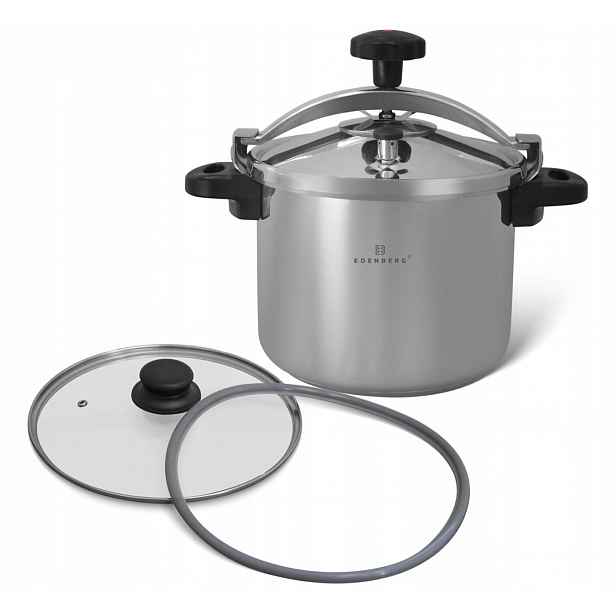 Tlakový Hrnec tlakový hrnec ocelový Velký 5,0L 22cm Indukce Edenberg 5731