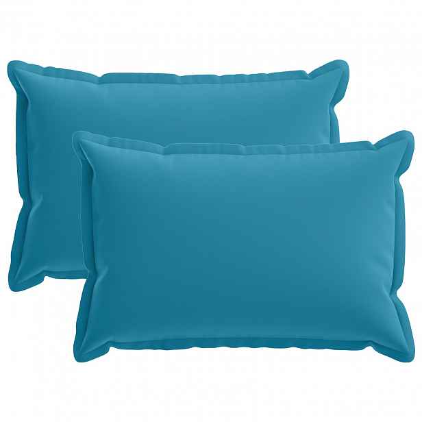 vidaXL Povlak na polštář 2 ks HOUTEN Světle modrá 40 x 60 cm Polyester