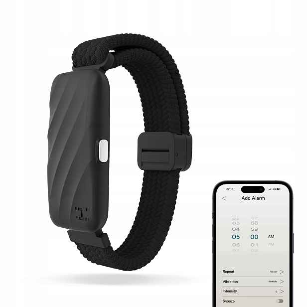 Budík s vibrační páskou HoMedics Wake Band – efektivní diskrétní probuzení