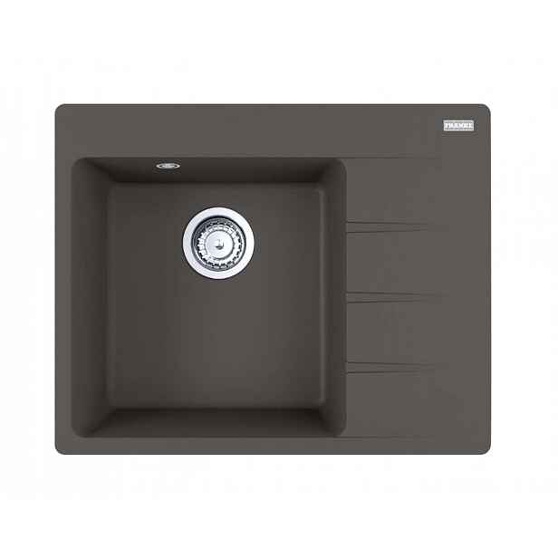 Franke Centro - Fragranitový dřez CNG 611-62 TL/2, 62x50 cm, šedá břidlice 114.0713.949