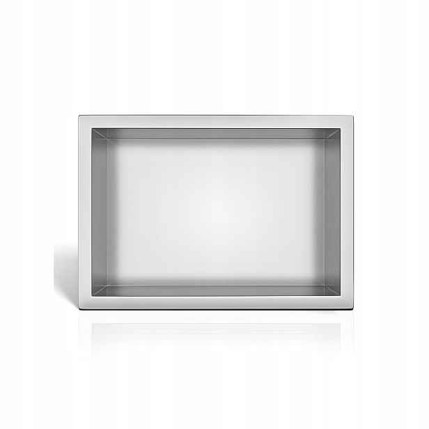 Koupelnová Polička 30x20x10 cm Inox Nerezová Wall-box One Balneo