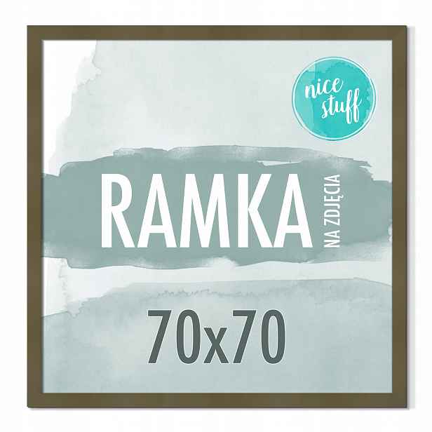 Rámeček Na Fotografie 70x70 Rámečky Na Fotografie Čtvercový tmavý Olivový