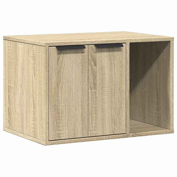 vidaXL Skříňka na kočičí záchod dub sonoma 60x40x40cm kompozitní dřevo