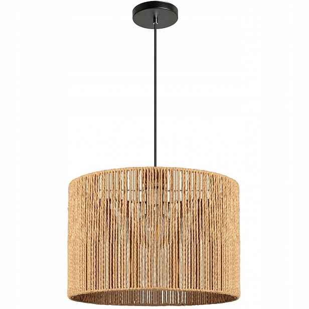 Závěsná lampa Boho Dřevěná Moderní E27 Obývací pokoj Loft Stylová Toolight