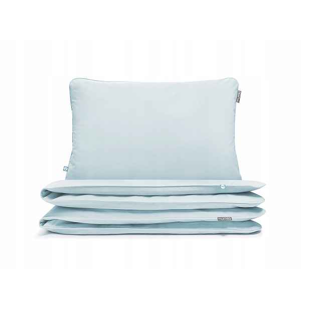 Povlečení Basic Modré 220 x 200 cm 2 x 80 x 70 cm Mumla