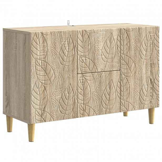 vidaXL Servírovací skříň Dub sonoma 89 x 34,5 x 60 cm Kompozitní dřevo
