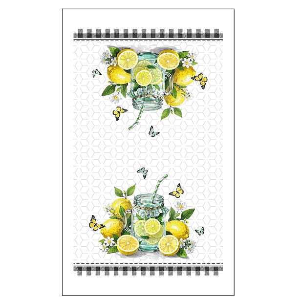 Kuchyňská utěrka TORO 38x63cm citron