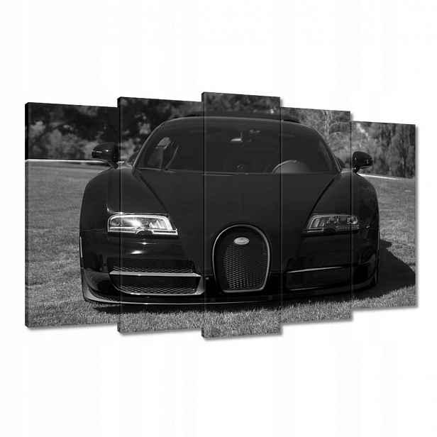 Obrazy 100x60 Černé Bugatti Auto