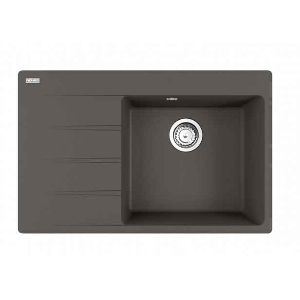 Franke Centro - Fragranitový dřez CNG 611-78 TL/7, 78x50 cm, šedá břidlice 114.0713.950