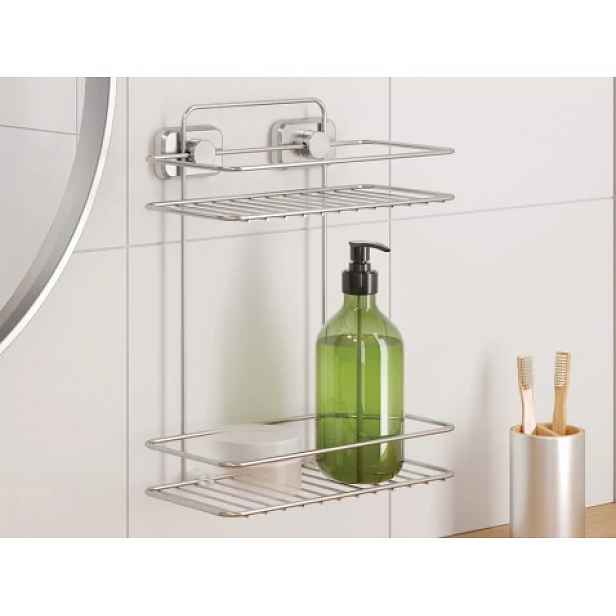 Koupelnová polička Reflex Luxy 2, chrometherm