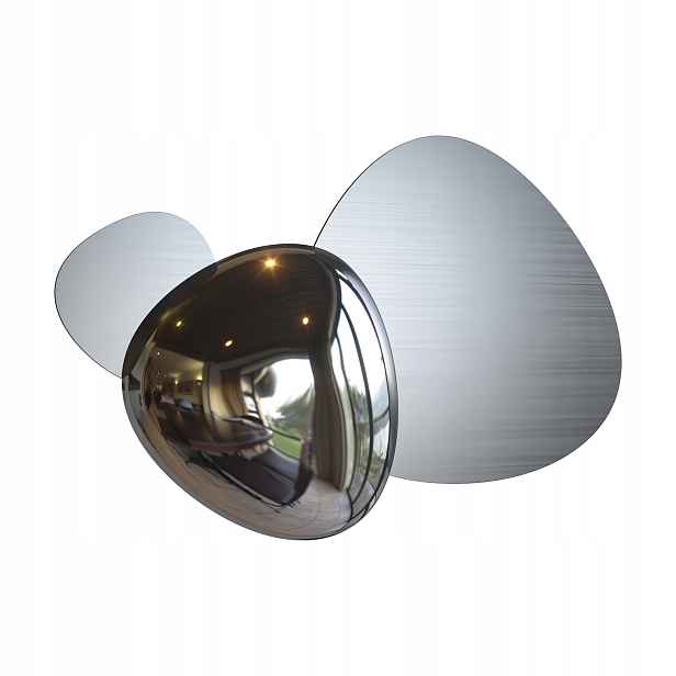 Nástěnná Led lampa nikl mat a lesk designová Maytoni
