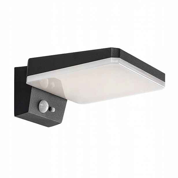 Venkovní solární nástěnné svítidlo s Led senzorem 4,4W Lasset 77078 Rabalux