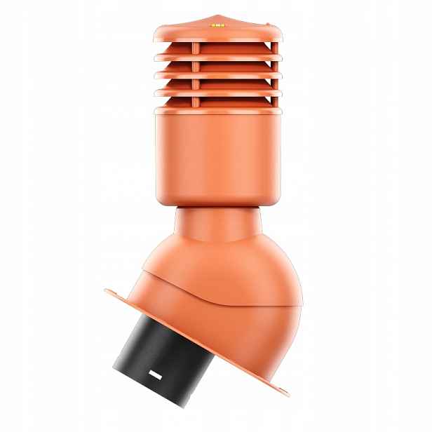 Větrací komín Smartline profil E fi 125 mm, zateplený cihlovým povrchem