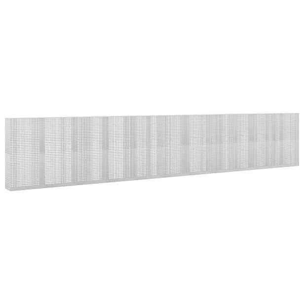 vidaXL Gabion s drátem 5 mm a síťkou 5x2,5 cm 1100x50x200 cm
