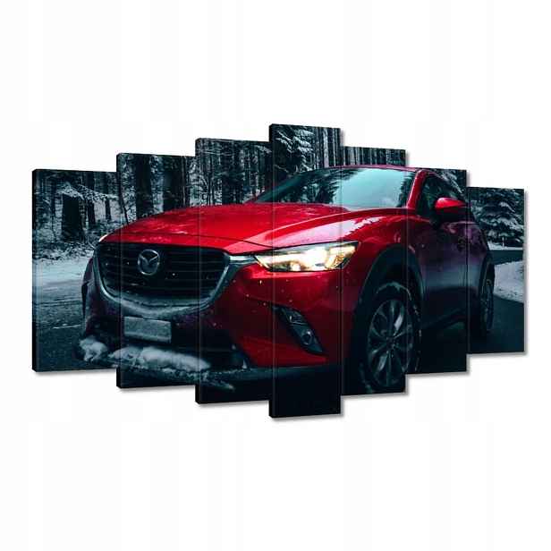 Obrazy 140x80 Červená Mazda Auto